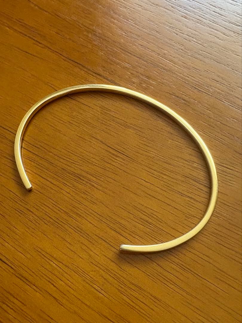 [bone] medium プレーン バングル