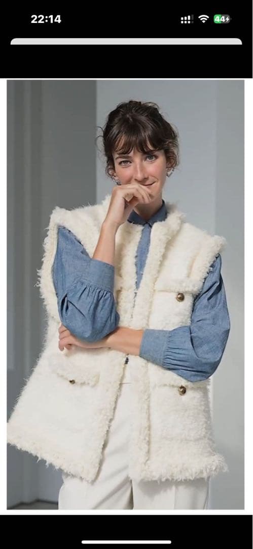 最終値下‼️ユナイテッドアローズ　GIOLICA ツイード ジレ　ベスト