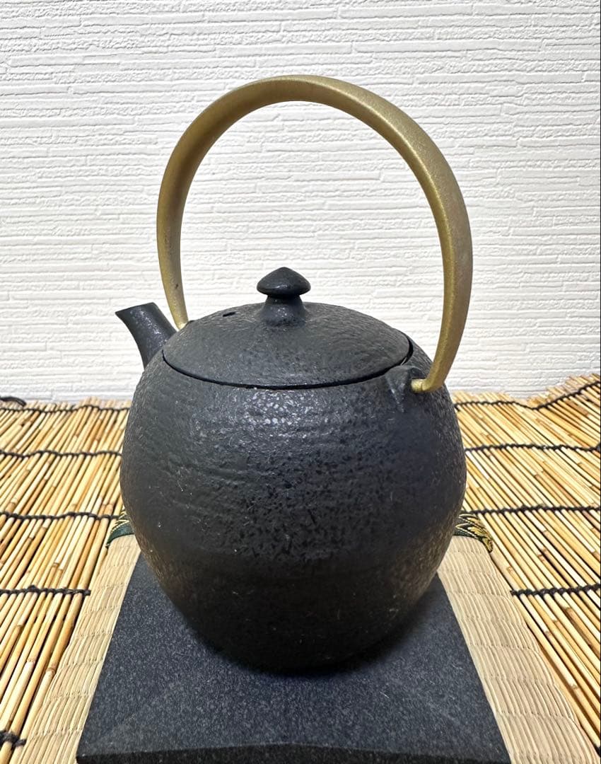 菊地保寿堂 奥山清行デザイン ティーポット まゆss 鉄瓶敷き おりがみ セット