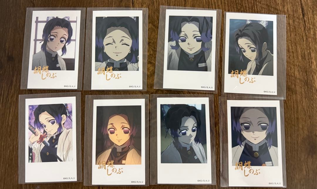 しのぶ　レアチェキセット　鬼滅の刃