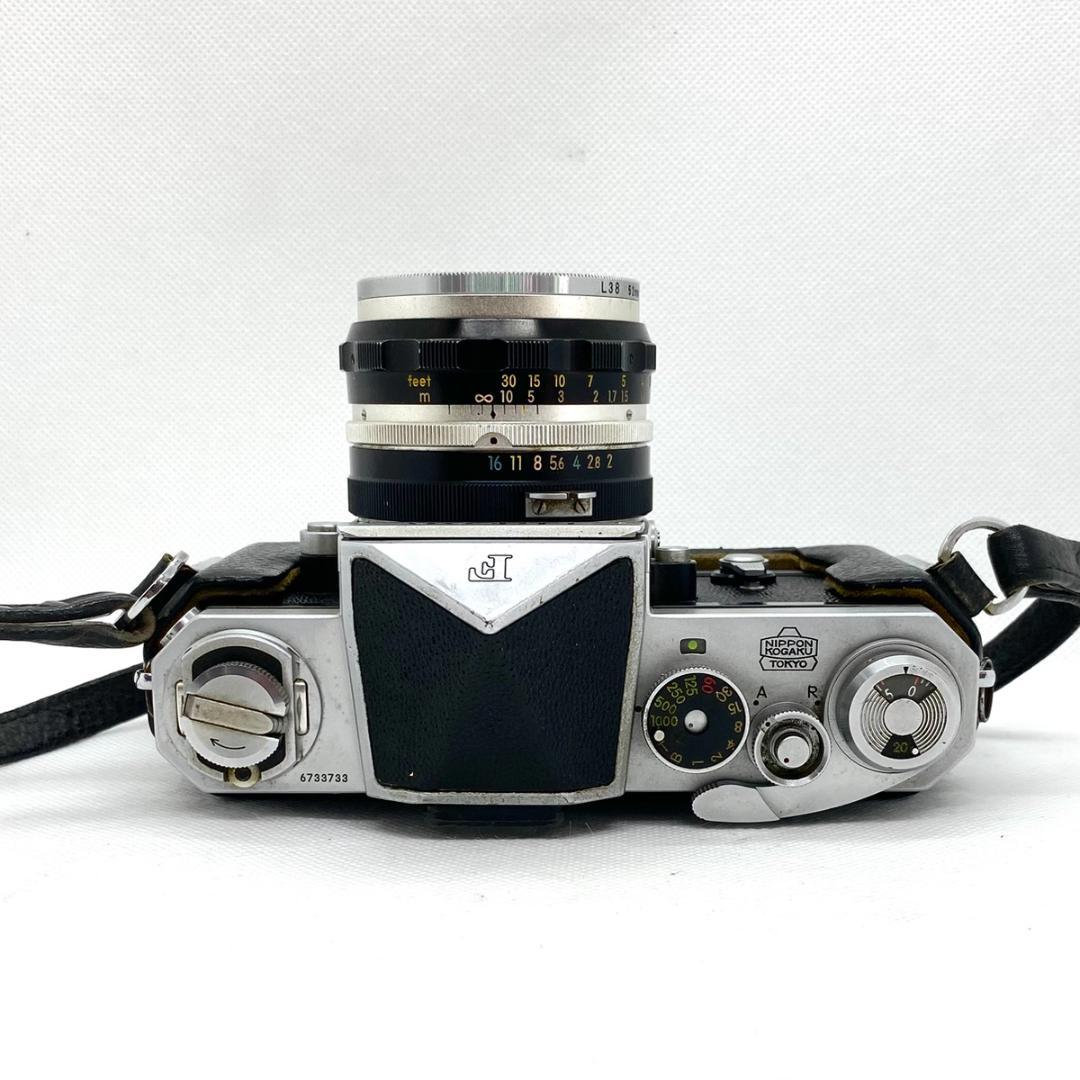 【C6677】F+nikkor-s auto 5cm f2 中期 フイルムカメラ