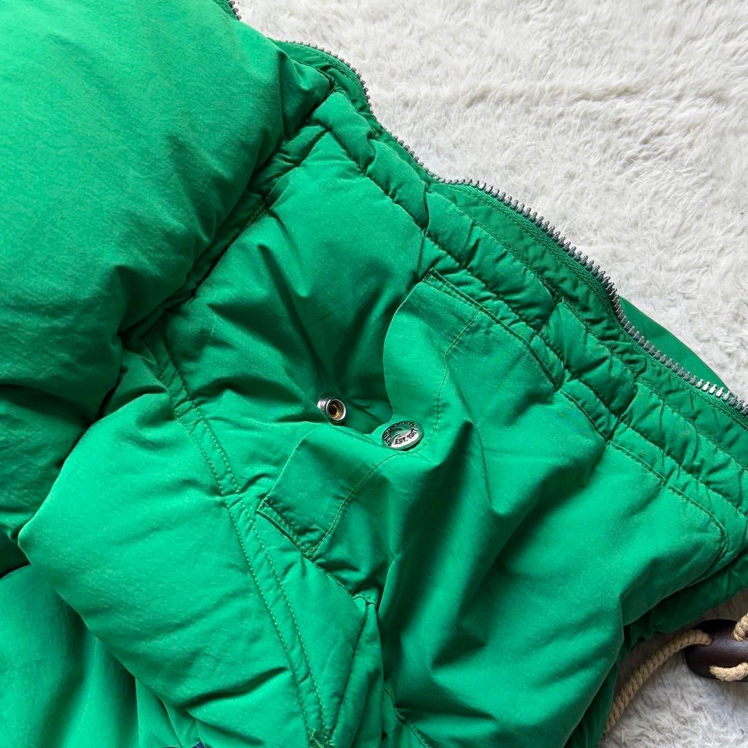 【極美品】ポロラルフローレン ボリュームダウンベスト フード付 グリーン 現行品