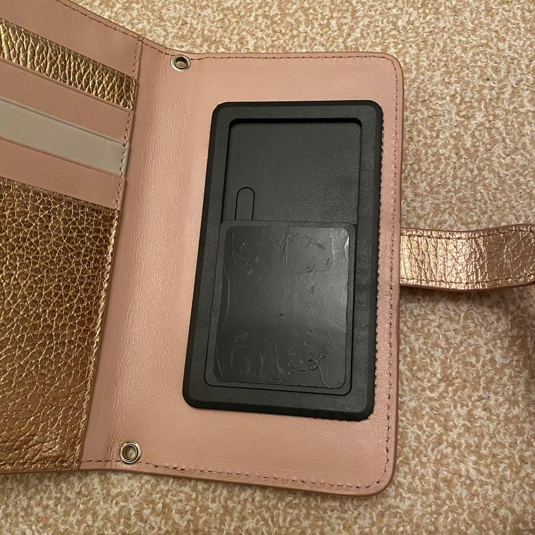 【未使用！即購入可！】サロンドアルファード 多機種対応 手帳型スマホケース ロゼ