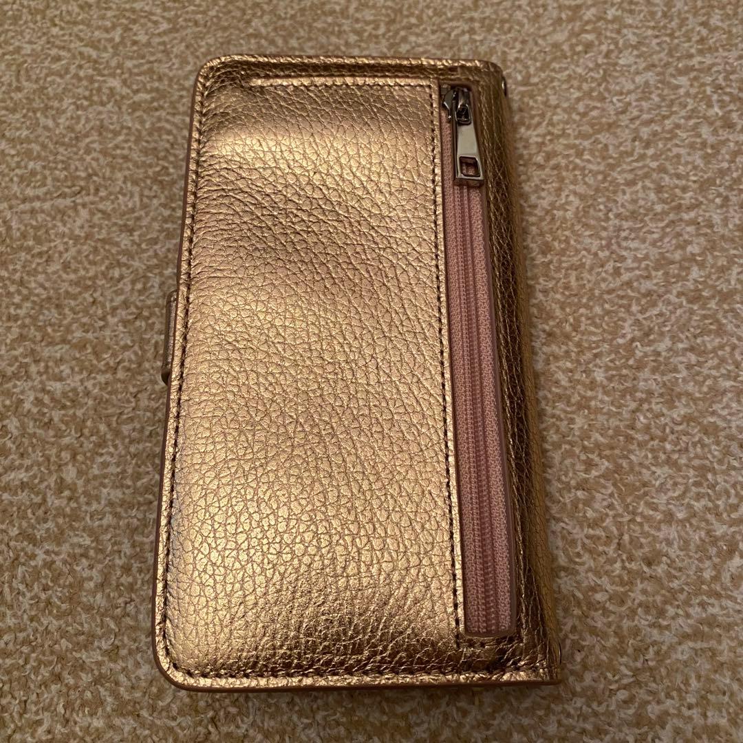 【未使用！即購入可！】サロンドアルファード 多機種対応 手帳型スマホケース ロゼ