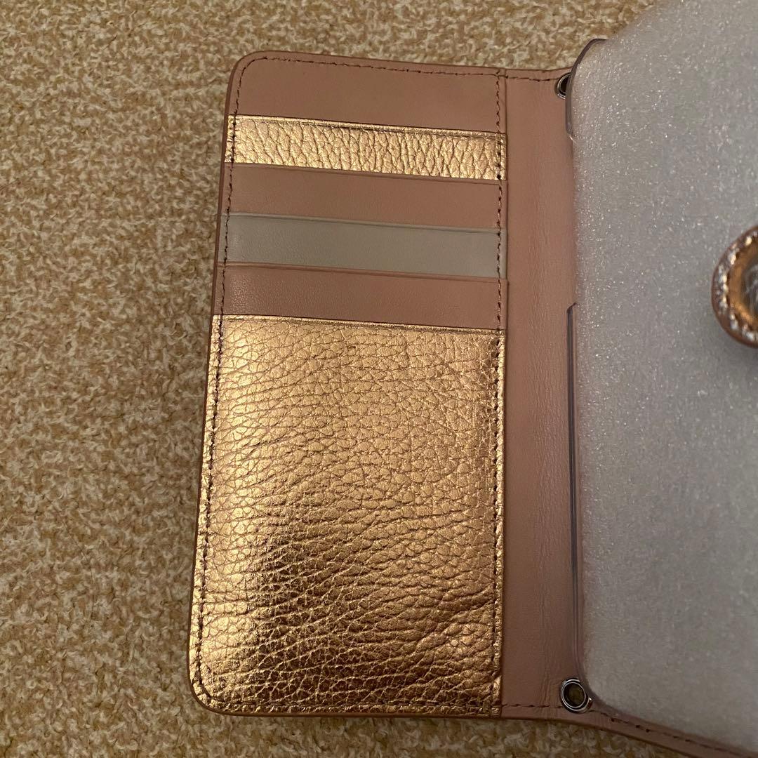 【未使用！即購入可！】サロンドアルファード 多機種対応 手帳型スマホケース ロゼ