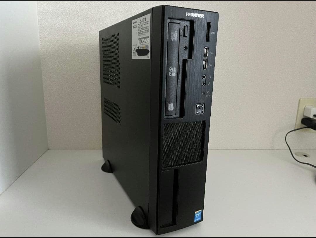 Frontier　デスクトップパソコン本体　メモリー8GB　SSD250GB