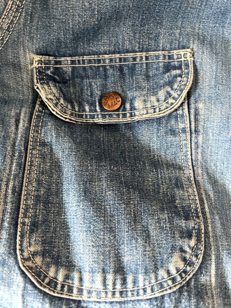 古*男様 古着　40s SUPER BIG MAC カバーオール　デニム　ジャケ