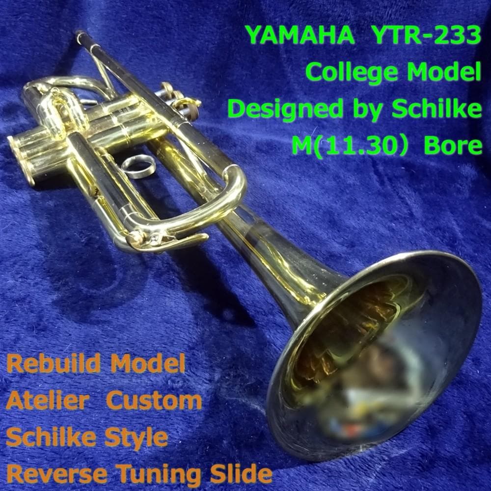 虎牙　YAMAHA YTR-233 リバースモデル 支柱追加