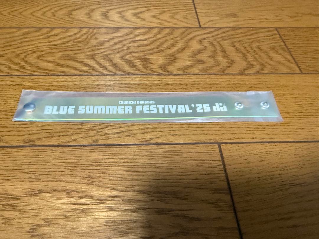 じ*う様 中日ドラゴンズ　2025年7月4日　vsヤクルト　試合球　クリアバンド