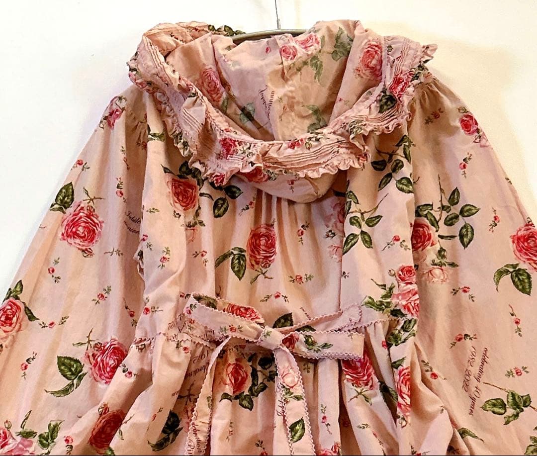 極美品＊ピンクハウス ジュビリーセレブレーションミディ丈ワンピース 22SS