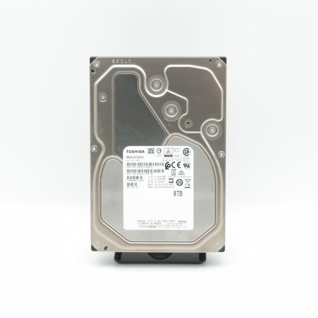 【即発送】東芝 MN05ACA800 8TB 7200rpm CMR 注意