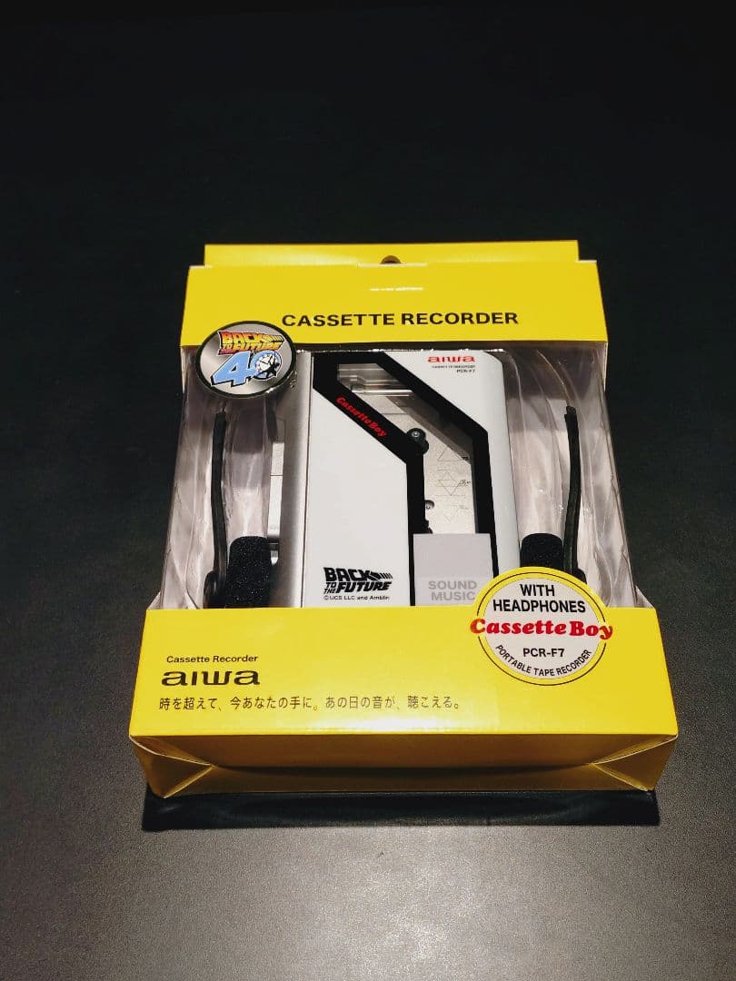 バックトゥザフューチャー　ドンキコラボ　aiwa カセットレコーダー