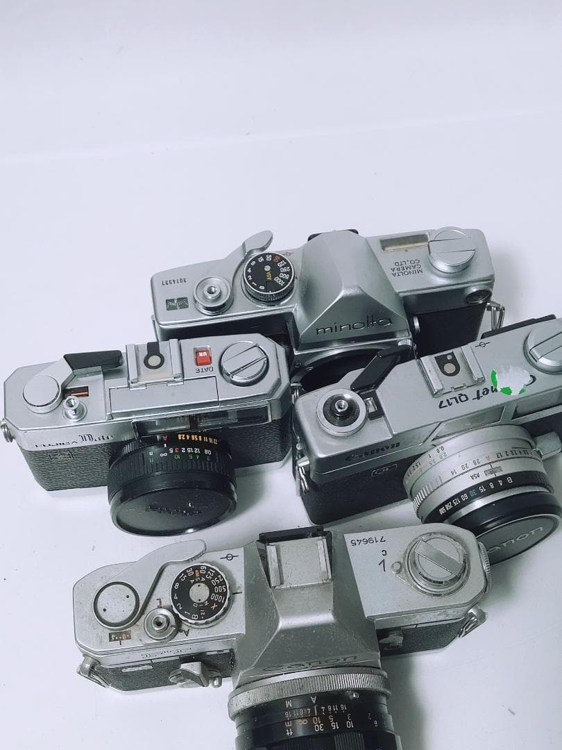 4台セット Canon FT RL フジカ Date Minolta SR-3