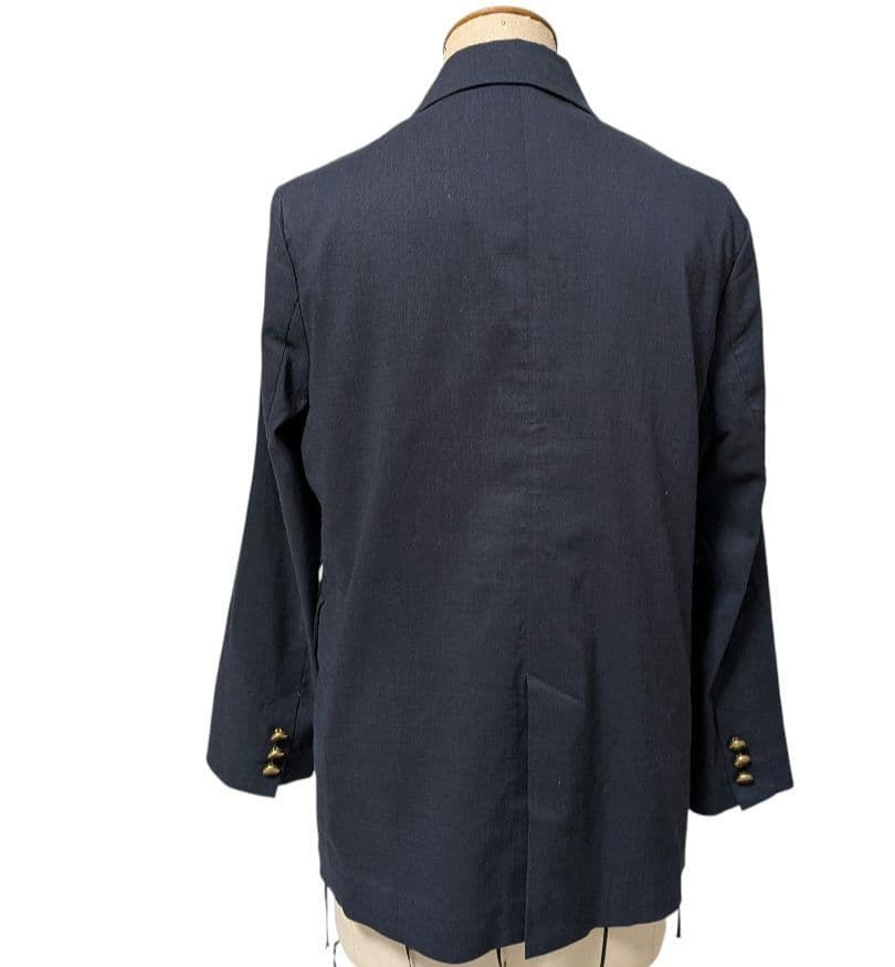 Noble 定価3.4万　麻ストレッチダブルブレストジャケット