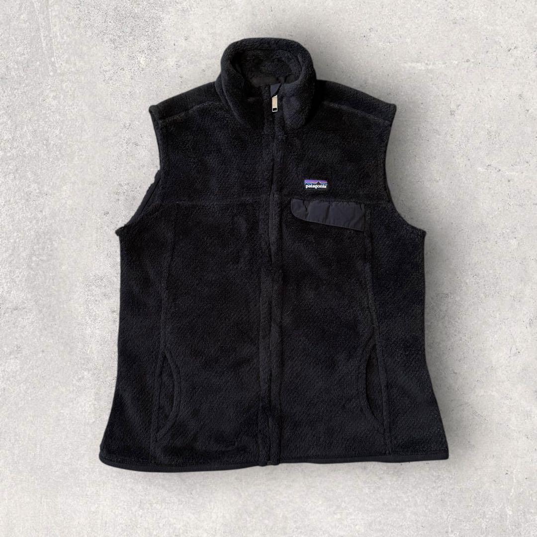【パタゴニア】リツールベスト　フリースベスト　黒　L 人気カラー　13年製 f
