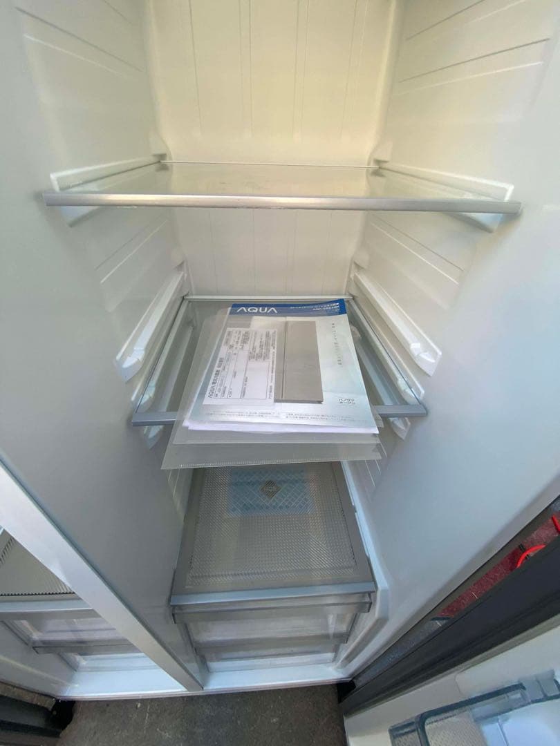 AQUA 冷蔵庫 475L 2022年製 AQR-SBS48K(S) 両開き