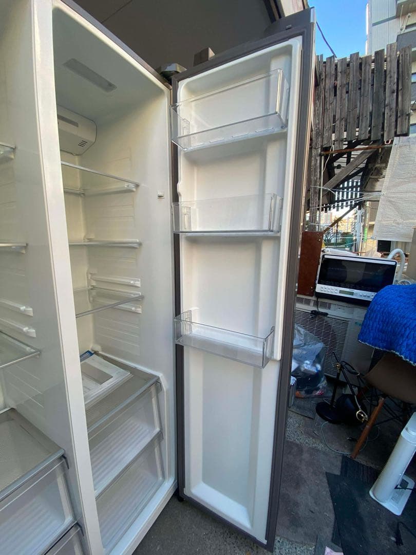 AQUA 冷蔵庫 475L 2022年製 AQR-SBS48K(S) 両開き