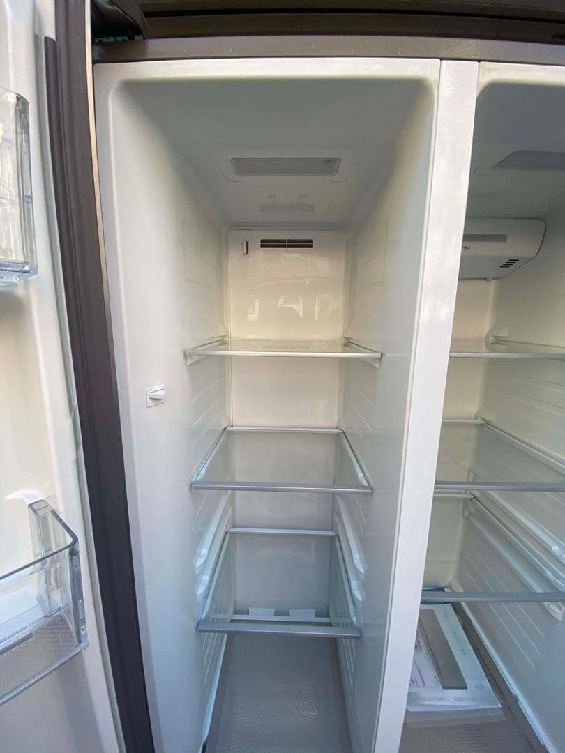 AQUA 冷蔵庫 475L 2022年製 AQR-SBS48K(S) 両開き