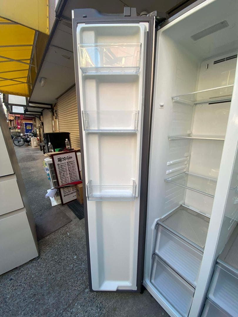 AQUA 冷蔵庫 475L 2022年製 AQR-SBS48K(S) 両開き