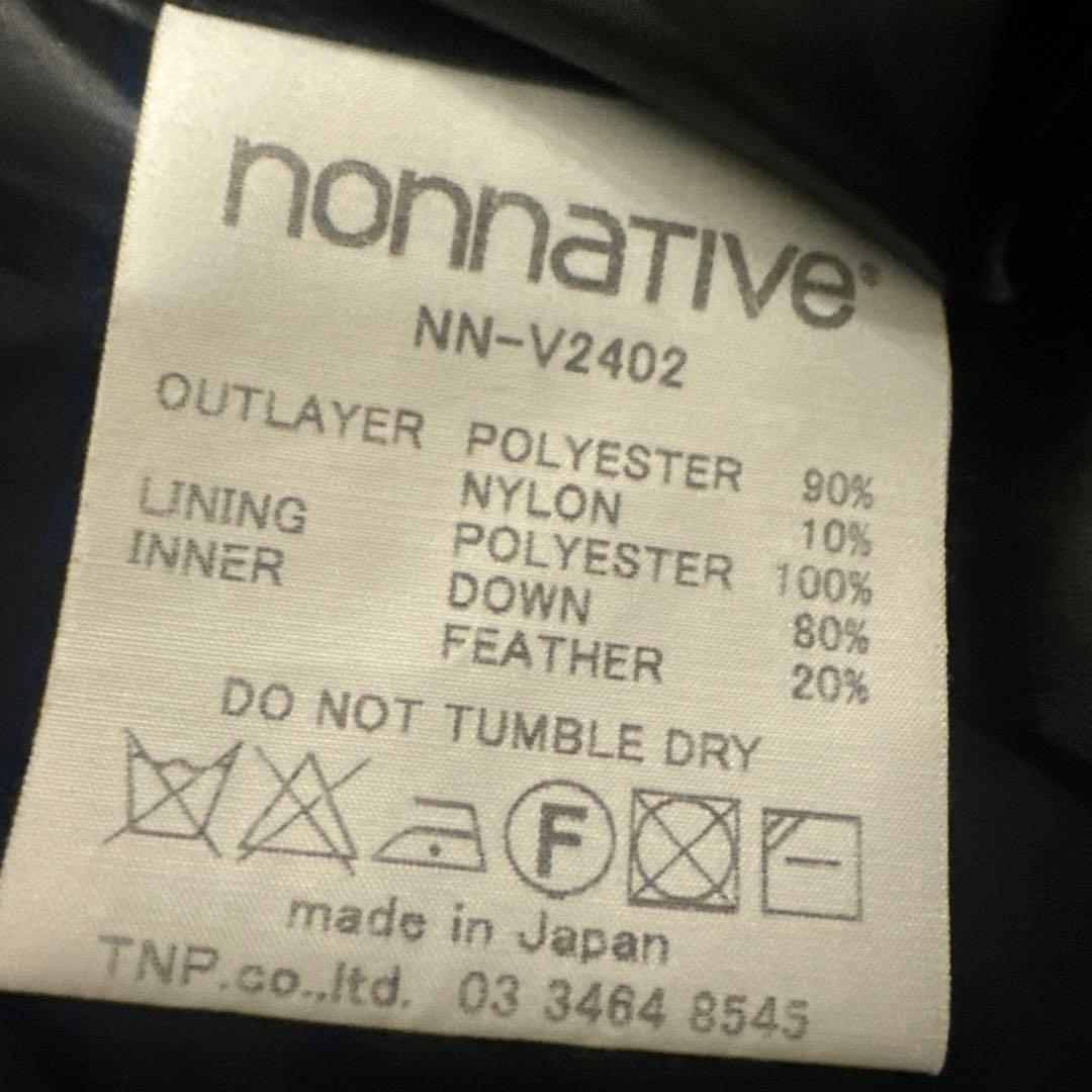 nonnative ダウンベスト　サイズ2 美品