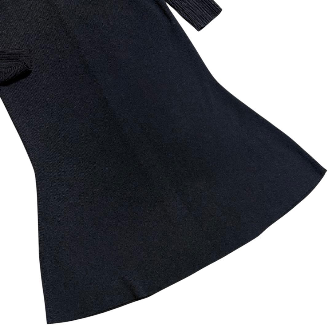 美品 NOBLE ノーブル カラーブロックニットワンピース