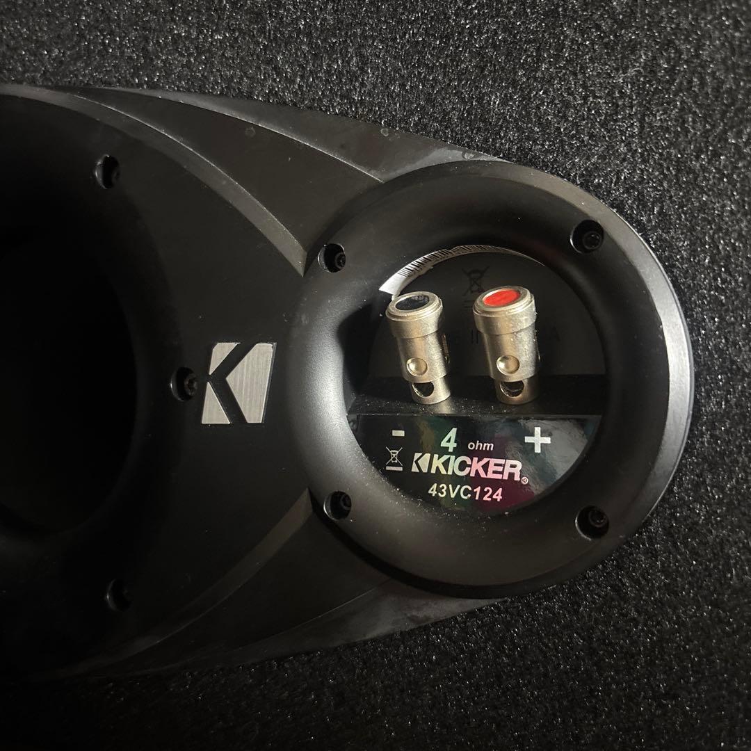 KICKER 43VC124 コンポーネントウーファー