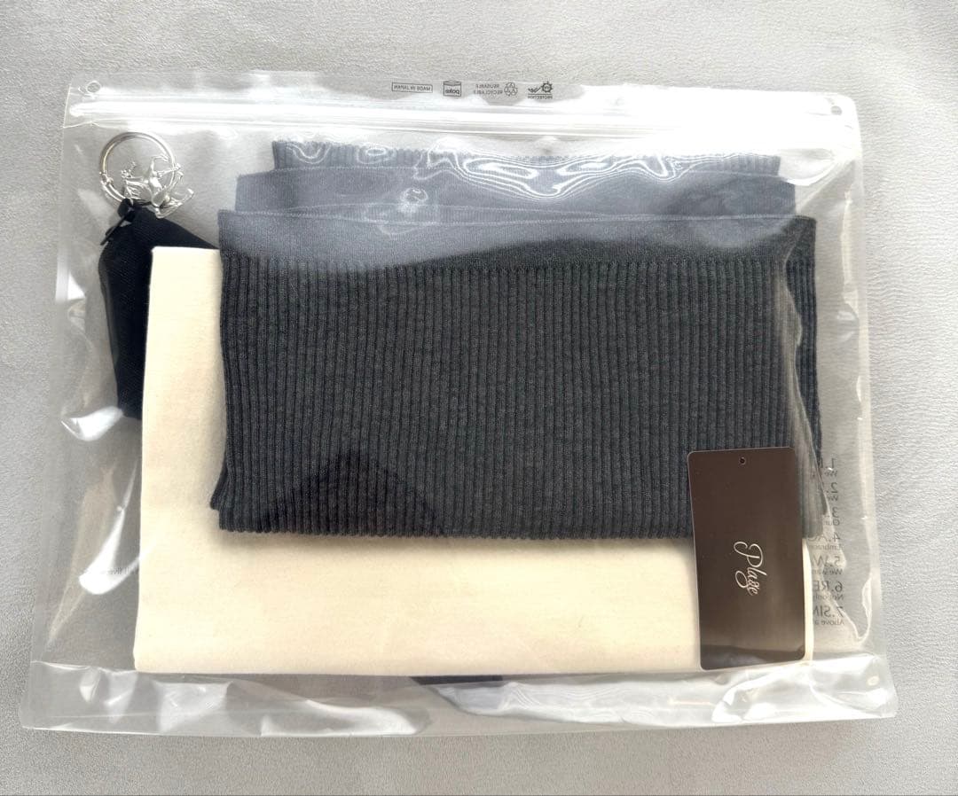 【新品未使用】Plage PP (Pake Plage)グレー