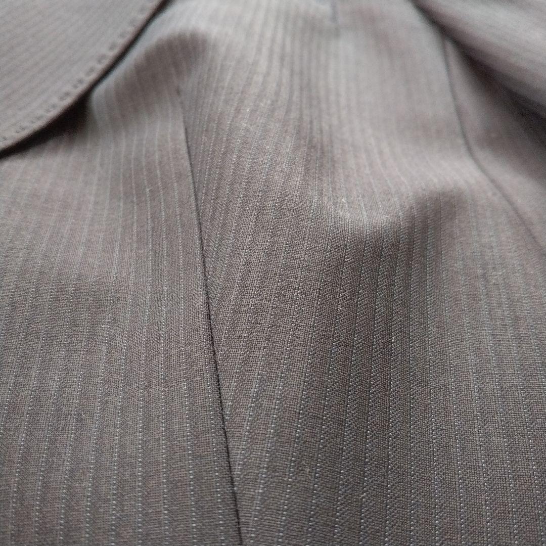 【23区】美品 ストライプ セットアップ スーツ ネイビー 大きいサイズ 46