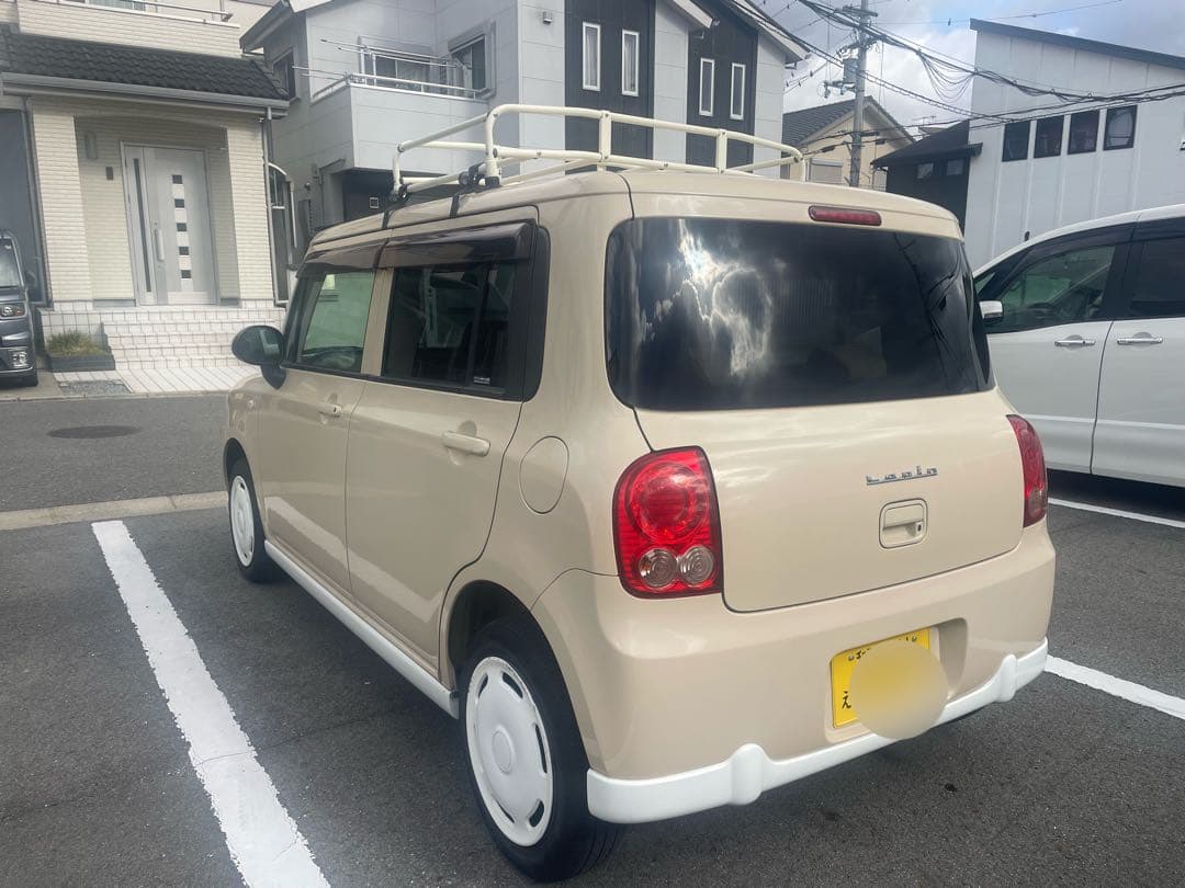 車検2年付コミコミ☆可愛いルーフキャリア付、ツートンスタイル☆アルトラパン