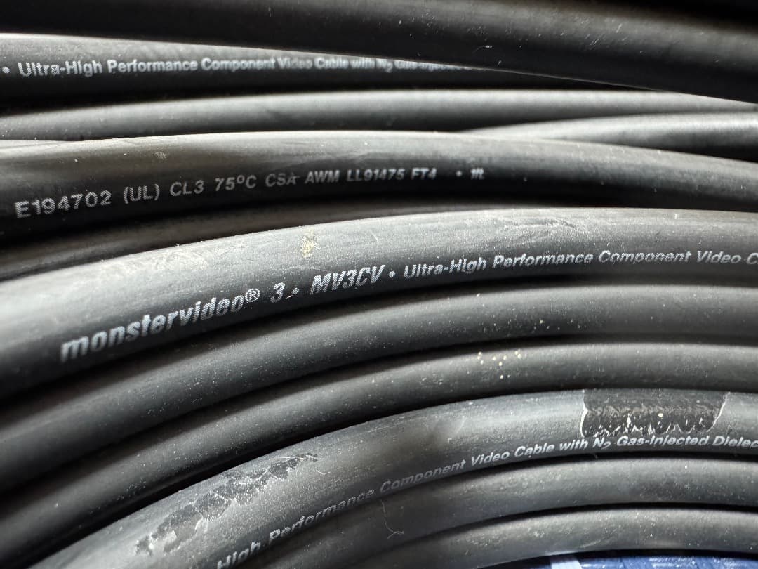 MONSTER CABLE コンポーネント(色差)ケーブル MV3CV 8m