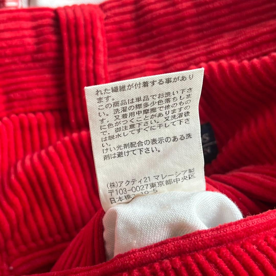 Polo by Ralph Lauren 赤 コーデュロイパンツ 太畝 90s