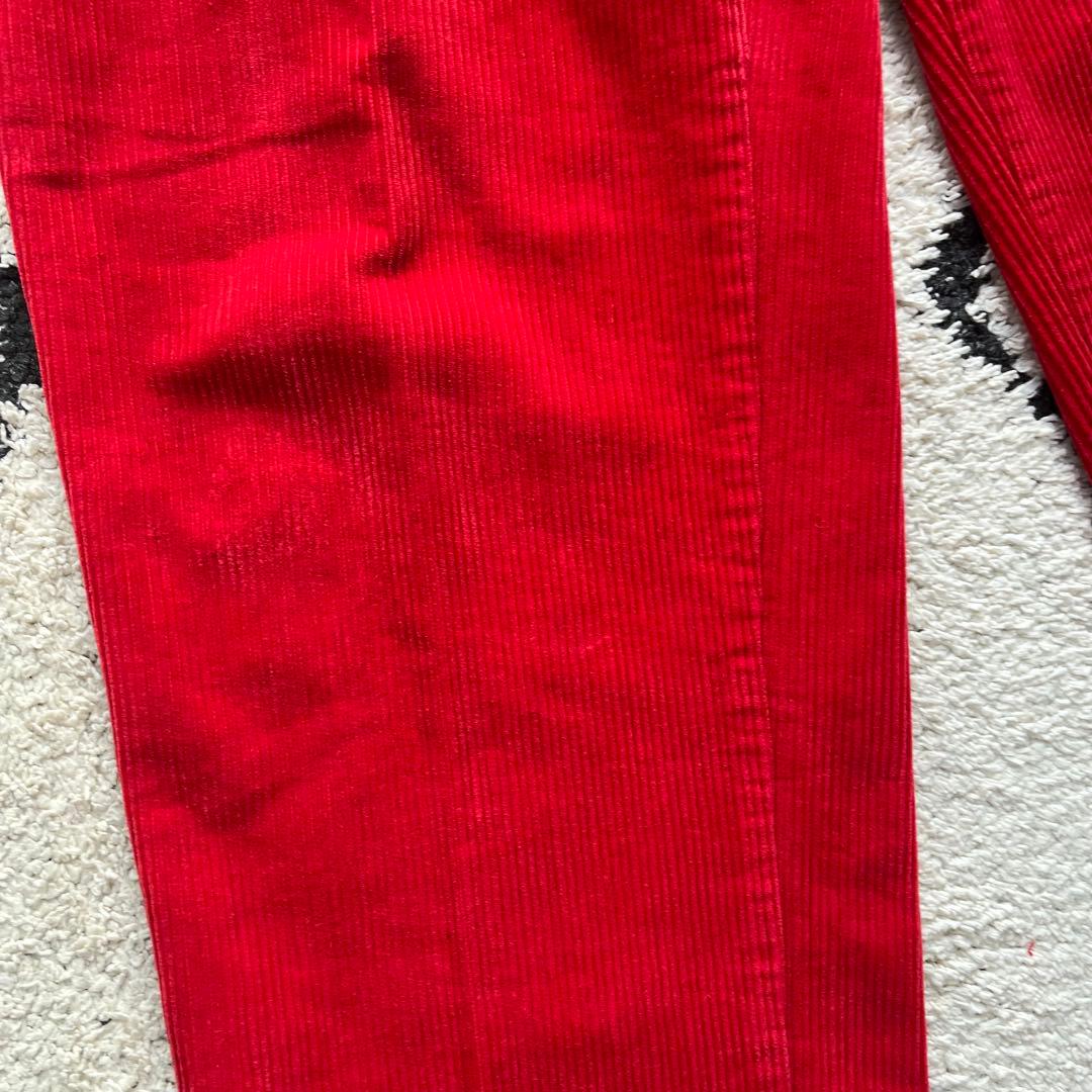 Polo by Ralph Lauren 赤 コーデュロイパンツ 太畝 90s