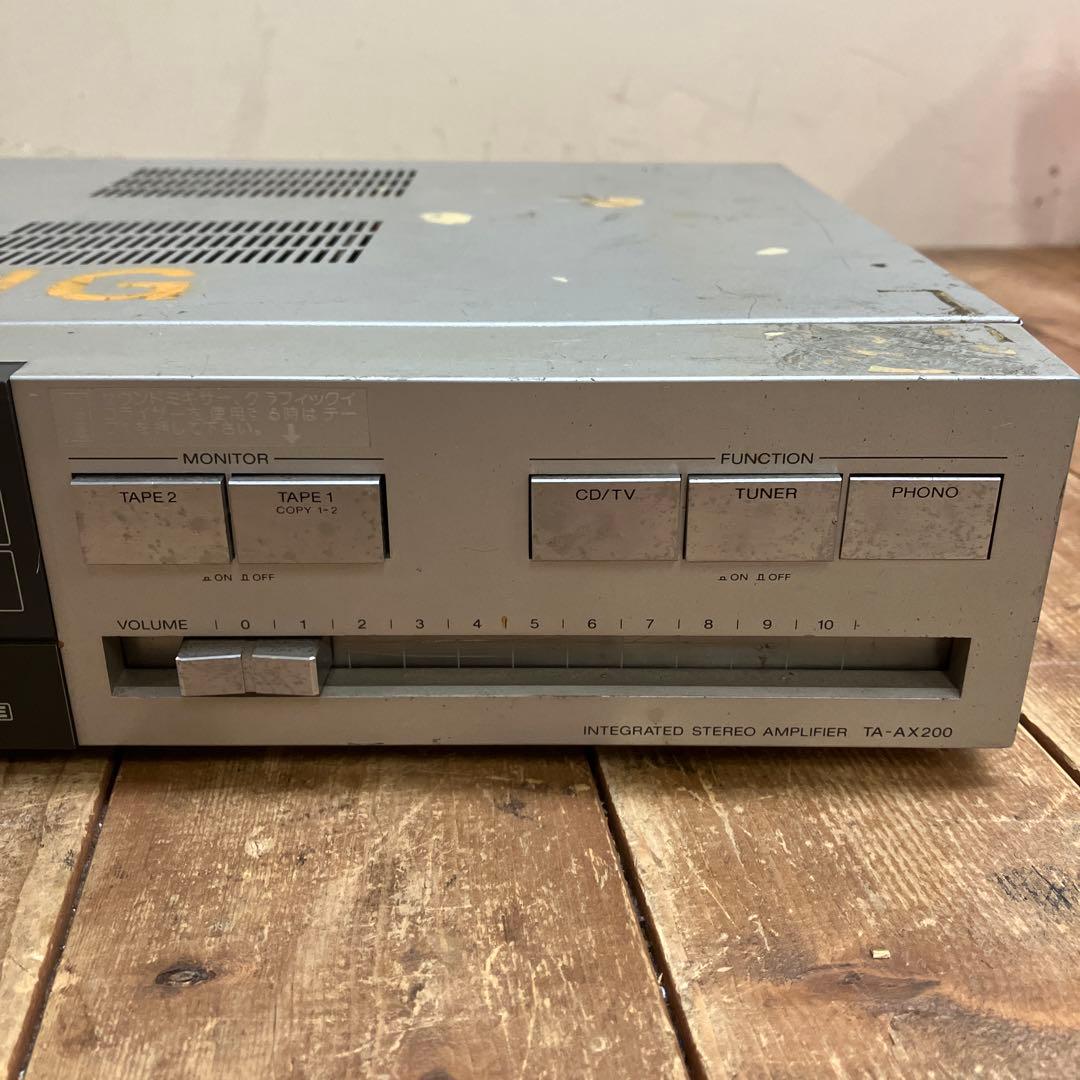 D-1 昭和レトロ ソニー SONY TA-AX200 ステレオプリメインアンプ