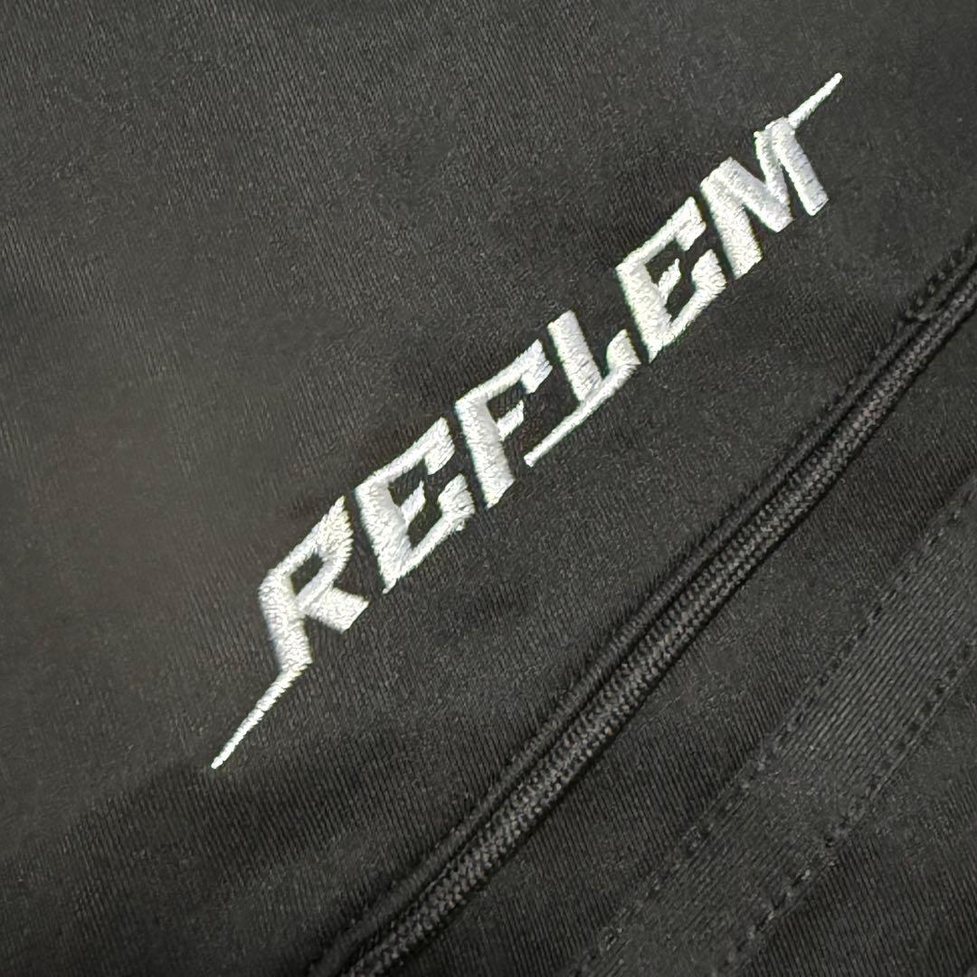 新品同様　REFLEM レフレム　サイバー切替ハイネックジャージパーカー