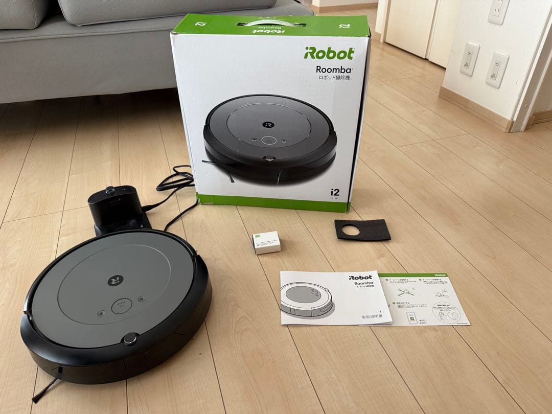 iRobot Roomba i2 本体と充電ドック、フィルター付き