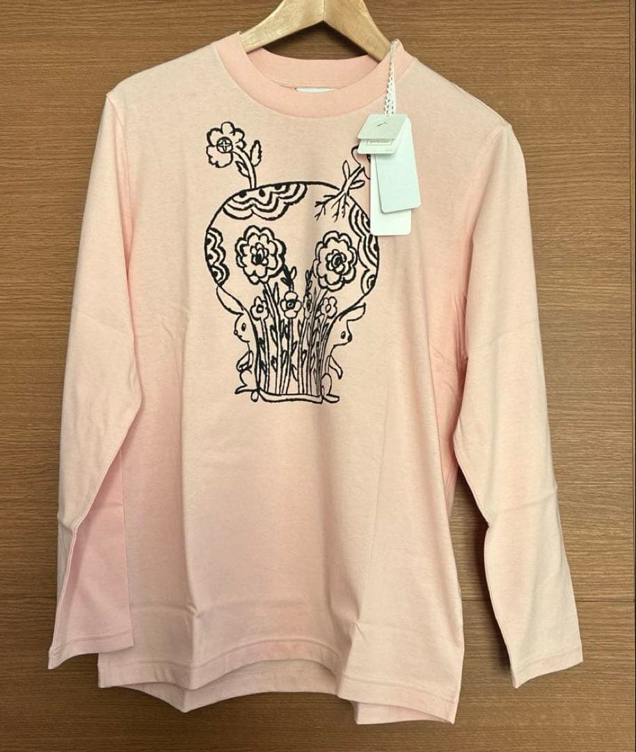 お値下げしました。新品未使用　希少　ミナペルホネン　つぐ展　 長袖カットソー　M