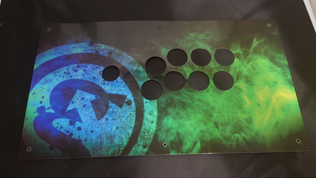 GameSir C2 自作イラスト付 アケコン　mad cats