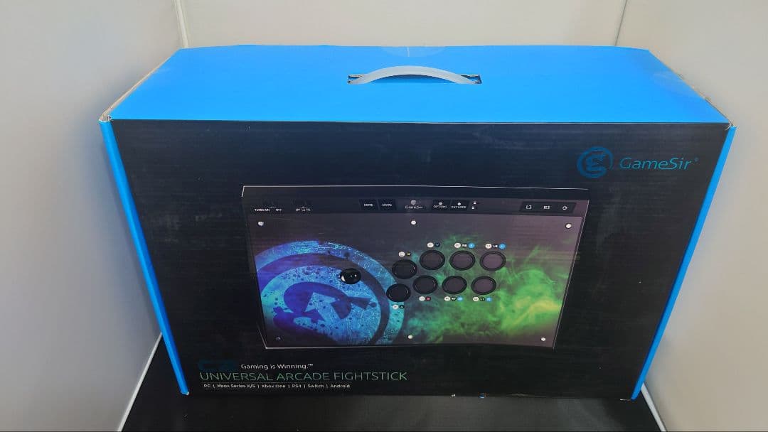 GameSir C2 自作イラスト付 アケコン　mad cats