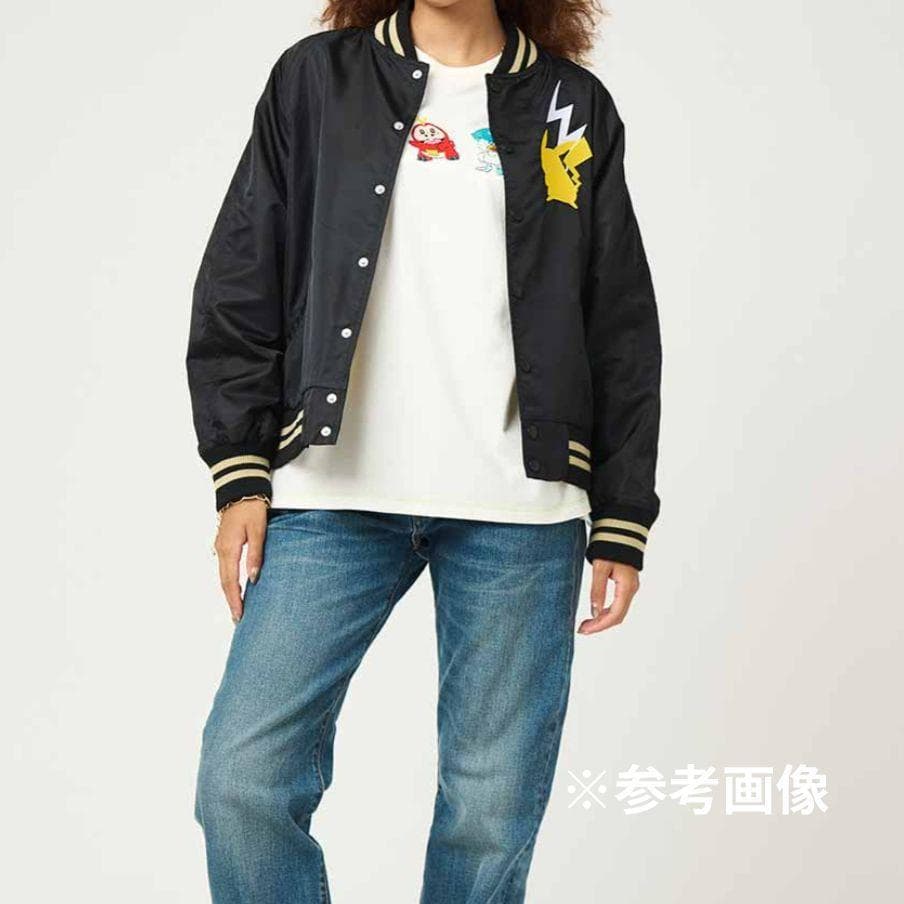 グラニフ|ピカチュウ＆ライチュウ＆ピチュー｜ボンバージャケット