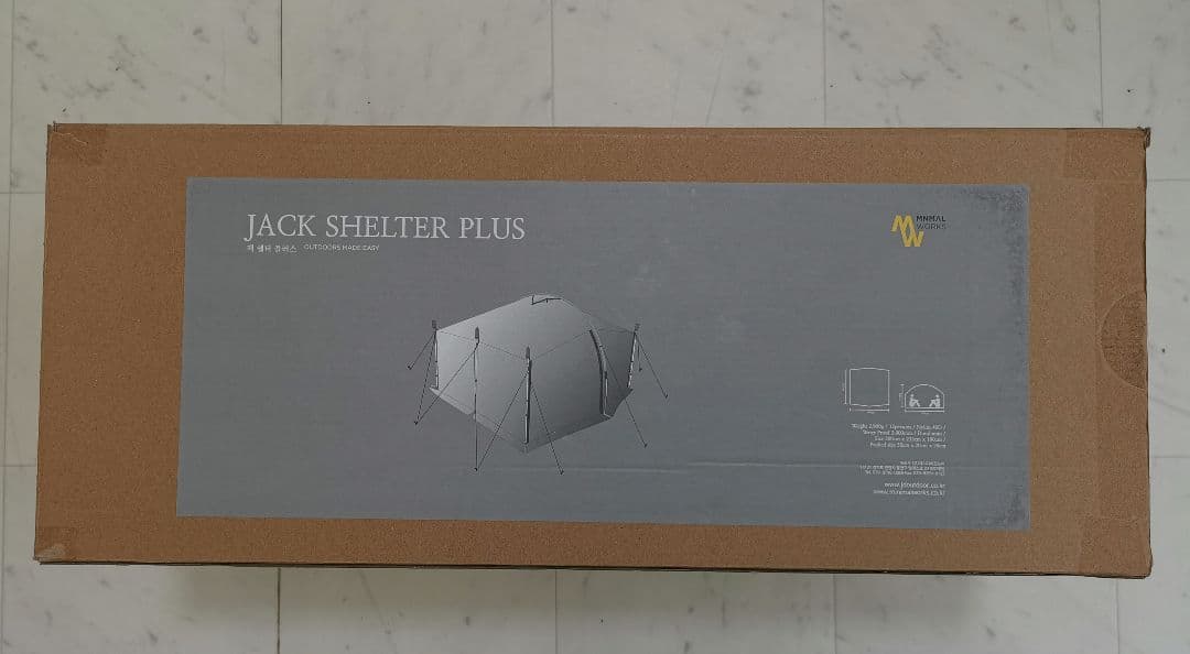 週末限定値下げ 未使用品 ジャックシェルター プラス ブラック