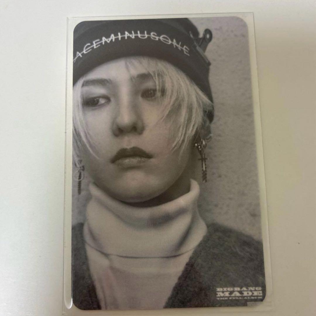 Bigbang GD ジヨンG-DRAGON MADE 特典トレカ