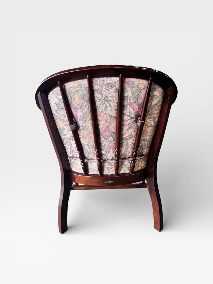 karimoku カリモク コロニアル アームチェア 1人掛け ベージュ 花柄