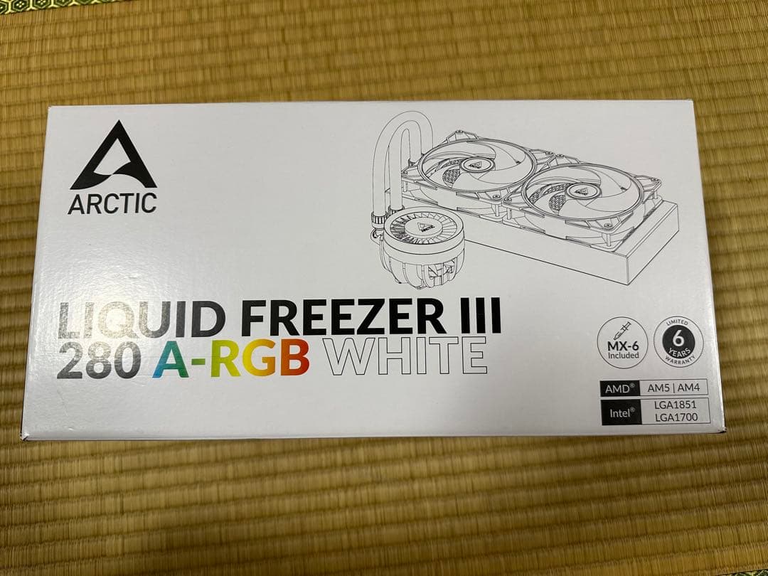 PC用ファン・クーラー ARCTICLIQUID FREEZER III 280 A-RGB White