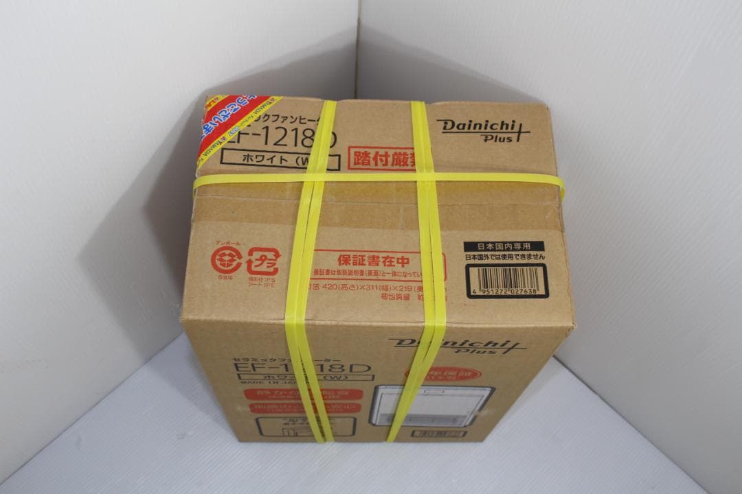 Dainichi Plus 電気ヒーター EF-1218D ホワイト
