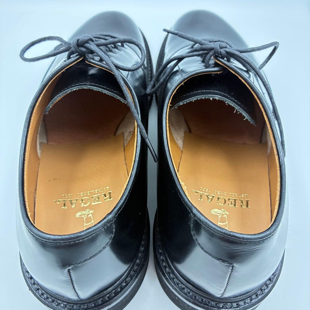 試着程度✨REGAL ポストマンシューズ 外羽根 JN01 黒 25.5㎝EEE