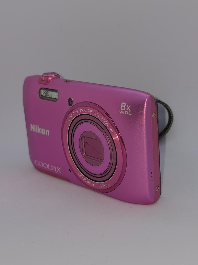 【美品】【スマホ転送OK】ニコン Nikon COOLPIX S3600 ピンク
