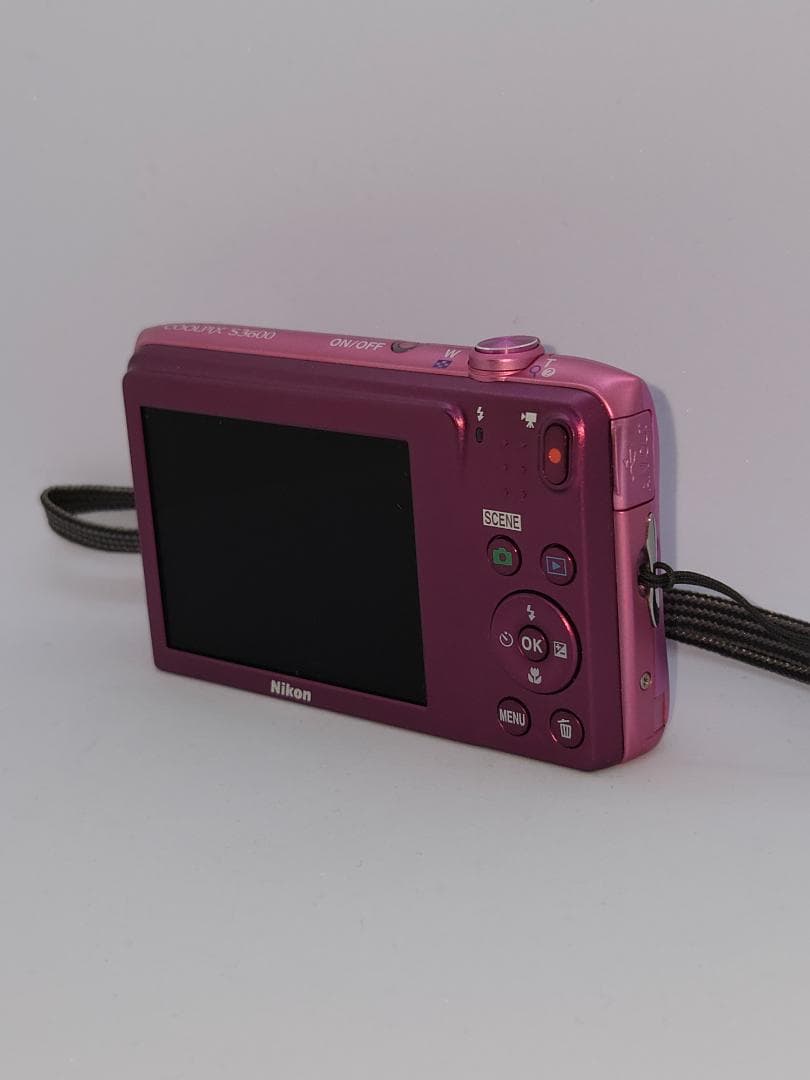 【美品】【スマホ転送OK】ニコン Nikon COOLPIX S3600 ピンク