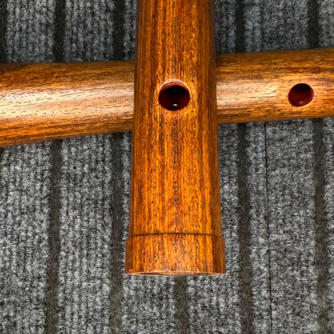 尺八 銘木製 悠 1尺8寸管 七孔