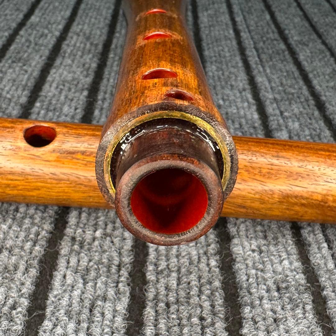 尺八 銘木製 悠 1尺8寸管 七孔