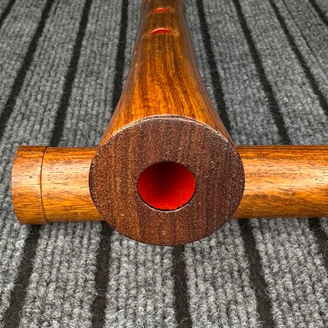 尺八 銘木製 悠 1尺8寸管 七孔